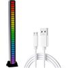 Tumnea Musica Atmosfera Ritmo Luce sensore sonoro RGB LED Spettro Musicale Barra Luminosa Colorata Controllo del Suono Ritmo Musicale Audio indicatore di Livello dinamico Display Barra Luminosa