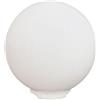 Hellery Lampada da Parete in Acrilico, Globo, Ricambio, Sfera Decorativa Bianca, Copertura, Paralume Sferico per Lampada da Parete per Patio, Luce da Prato YJ, 200mm