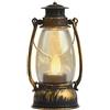 Yeeda Lanterne alimentate a batteria, lanterna LED da campeggio, lanterne vintage alimentate a batteria, realistica fiamma tremolante, decorazione per giardino, avventura, pesca, interruzioni di