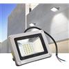 IINCOOY Faretto LED da Esterno 10W, Luce Bianca Fredda 6000K, Grado Marino, Faretto LED A Bassa Tensione 12V 24V - 1000lm, Impermeabile IP66, for Giardino, Garage, Prato