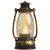 xitoio Lanterna vintage a LED | Batteria o cablata | Fiamma tremolante per la decorazione della tavola (B)