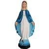 OVUNQUE PROTEGGIMI Statua Madonna Immacolata o Miracolosa cm 50, in polvere di marmo, per Interni ed Esterni, Statuetta della Madonnina Realizzata artigianalmente in Toscana.