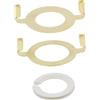 Colcolo 2 Pezzi Adattatore a Sella arpe Lampada E27 con Supporto per Alte Prestazioni ad Alta Prestazione da 1 pc E14, Giallo