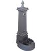 Fonderia Bongiovanni Fontana a colonna Milano Ornata H122 cm