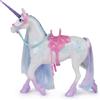 Unicorn Academy, Unicorno Glacier, 2 Accessori da Equitazione, Alto 27,9 cm, Compatibile con la Bambola di Layla, Bambole e Unicorni Giocattolo per Bambine dai 4 anni in su