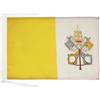 AZ FLAG Bandiera Città Del Vaticano 45x30 cm - Bandierina Vaticana 30x45 cm Cordicelle