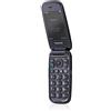 PANASONIC KX-TU550EXB 4G SENIOR PHONE 2,8" CLAMSHELL FOTOCAMERA 1.2MPx 300 ORE STANDBY 4G LTE ITALIA BLACK - KX-TU550EXB