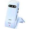 BRONDI AMICO FAVOLOSO DUAL SIM 2.8" CLAMSHELL ITALIA WHITE METAL - 10277002