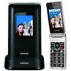 BRONDI AMICO PREZIOSO DUAL SIM 2.8" 32M+32M TASTI GRANDI TASTO SOS FOTOCAMERA 1.3 MP BLACK METAL - 10279000