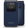 EMPORIA JOY-LTE 2.8" CLAMSHELL SENIOR PHONE ITALIA BLUEBERRY - V228.LTE.V3.BB.01