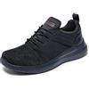 Skechers Scarpa Professionale Delson 3.0 SR Oteron Health Care da Uomo, Tessuto Sintetico Nero, 48.5 EU