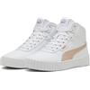 PUMA Women Carina 2.0 Mid Scarpe da ginnastica, Puma White Puma White Puma Silver, 39 EU