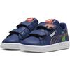 PUMA Sneakers Smash 3.0 Dino per Bimbi ai Primi Passi 20, Blue Jewel Green Fruit Amarena Orange