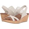 Skechers Beverlee - High Tea, Sandali a Punta Aperta Donna, Beige Natural, 40 EU