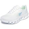 Skechers Go Walk Glide-Step 2.0 KRISTEE Sneaker, Bianco Blu, 4.5 UK