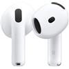 Apple Auricolari microfono bluetooth AIRPODS 4 Tws White MXP93ZM A