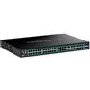 Trendnet Switch di rete 52 porte Web Smart PoE+ Black TPE 3524S Gigabit