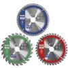 kwb set di lame per seghe circolari kwb 250 x 30/25 / 16 mm per seghe circolari manuali o da banco, per pannelli e materiali da costruzione in legno incl. anelli di riduzione a 16 e 25 mm