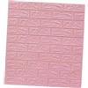 Sharplace Pannelli Da Parete 3D Con Robusto Supporto Autoadesivo Da 3 Mm, Carta Da Parati Impermeabile, Design Staccabile E Attaccabile, Adesivi Murali in Mattoni in Schiuma Xpe, Rosa