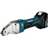 Makita Forbici per lamiere a batteria, 1,6 mm, 18 V, 5,0 Ah, 2 batterie e caricatore in MAKPAC, DJS161RTJ