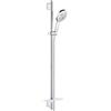 Grohe Rainshower 130 SmartActive 26548000 - Set Doccia, 3 Tipi di Getto, Ecojoy Portata Limitata a 9.5l/min, Rotondo, Cromo