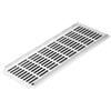 Sharplace Estetica Interna Della Copertura per Sfiato Della Porta, Lega di Alluminio, Griglia di Ventilazione per Cucina Del Bagno, 40x15 Cm