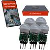 AZDelivery 5X SR312 Mini Sensore di Movimento PIR 12V - Modulo Sensore IR per Arduino, 2,7-12 V, rilevamento 100°, portata 5 m, rilevatore di movimento compatto, HC-SR501 Alternativa