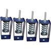 Sharplace 4 PCS Isolatore Di Vibrazioni Un Molla, Supporti Antivibranti Un Soffitto in Metallo, Vibrazione Ganci per L'uso Con Ventilatori, Tubi Montati a Soffitto E Unità Di Condizionata, Da 5 A10 Kg