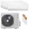 Clivet EZCool Condizionatore quadri split 9000+9000+9000+9000 BTU inverter A++ unità esterna 8.2 kW