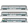 TRIX 18263 SCALA N Set 3 carrozze DB AG "Silberlinge", ep V (mhi)