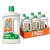 Mr Muscle Disgorgante Biodegradabile, Stura Lavandini e Scarichi Intasati Forte, 3 Dosi per Flacone, Formato Scorta da 6 Pezzi da 750 ml