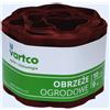 AGAPLAST Bordura da giardino ondulata marrone 15 cm, 9 m