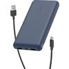 Belkin Caricabatterie portatile USB-C 20K, power bank 20000mAh con ingresso/uscita Type-C, 2 porte USB-A e cavo da USB-C a USB-A incluso per iPhone, Galaxy, iPad, Pixel, AirPods - Blu