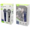 Home Microfono dinamico, 2 microfoni a mano karaoke microfono con cavo 3 m, jack da 6,3 mm e pulsante on/off, microfono XLR per canto, palcoscenico, festa, microfono da DJ voce, karaoke