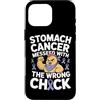 Stomach Cancer Warrior Gifts for Women a Custodia per iPhone 16 Pro Max Consapevolezza del cancro allo stomaco Pervinca Novembre Cancro allo stomaco