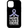 Stomach Cancer Warrior Gifts for Women a Custodia per iPhone 12/12 Pro Consapevolezza del cancro allo stomaco Pervinca Novembre Cancro allo stomaco