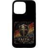 Christian Cross with Shield Faith Armor Custodia per iPhone 15 Pro Max La fede è lo scudo conChristian Cross Armor