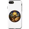 Holy Art Custodia per iPhone SE (2020) / 7/8 TU SEI LA LUCE DEL MONDO Lampada Cattedrale Mosaico Arte