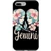 Celestial Bloom Collective Custodia per iPhone 7 Plus/8 Plus Gemini Zodiac Floral Twin Ritratto Arte