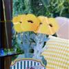 Gardenia Piccola Gialla Funny Flowers VESTA HOME - Fiore in Cristallo Acrilico