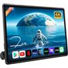 AINAVITO Monitor poggiatesta auto da 13,5 pollici, TV portatile per sedile posteriore, sistema di intrattenimento per sedili posteriori, mirroring wireless, riproduzione video 4K, TV per poggiatesta auto e