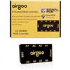 airgoo Controller ARGB magnetico a 8 porte, hub di illuminazione ARGB per PC compatto SATA, facile da installare per case Mini e Mid-Tower, compatibile con SignalRGB e OpenRGB, AG-DRGB08