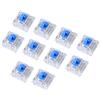 VBESTLIFE Interruttore a Tastiera Meccanico Interruttore a Piastra a 3 Pin Blu per Serie NewGiant RGB (Confezione da 10 Pezzi)