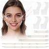 EHIOG 80 Cerotti Invisibili per il Lifting del Viso, Nastro Lifting per il Viso, Antirughe e Rassodante per un Viso a V, Solleva Istantaneamente la Linea della Mandibola, Migliora il Doppio Menton