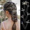 XFSRG 7 Pezzi Forcine Capelli Sposa Set di Forcine a Forma di U Eleganti Acconciatura da Sposa con Perle per Damigelle Donne Ragazza