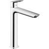 hansgrohe Logis Fine Modern 71258001 - Rubinetto per lavabo da bagno, 1 maniglia, 1 foro, alto 30,5 cm, cromato