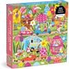 MudPuppy Hoppin' Around 500 Piece Family Puzzle