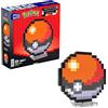 Mega Brands Mega Pokémon - Poké Ball Pixel Art, Set da Costruire con 381 Pezzi e Stile retrò pixelato, da esporre con Base Inclusa o da Appendere a Parete, Giocattolo per Collezionisti, 13+ Anni, JGG71