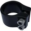 Hellery Morsetto Reggisella per Bicicletta da 1,2 Pollici, Componente di Ricambio, Affidabile E Facile da Installare, Clip per Sella per Bicicletta, Aperto, Nero