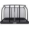 VirtuFit Premium Inground Trampoline met Veiligheidsnet - Zwart - 183 x 274 cm (VF06017-274)